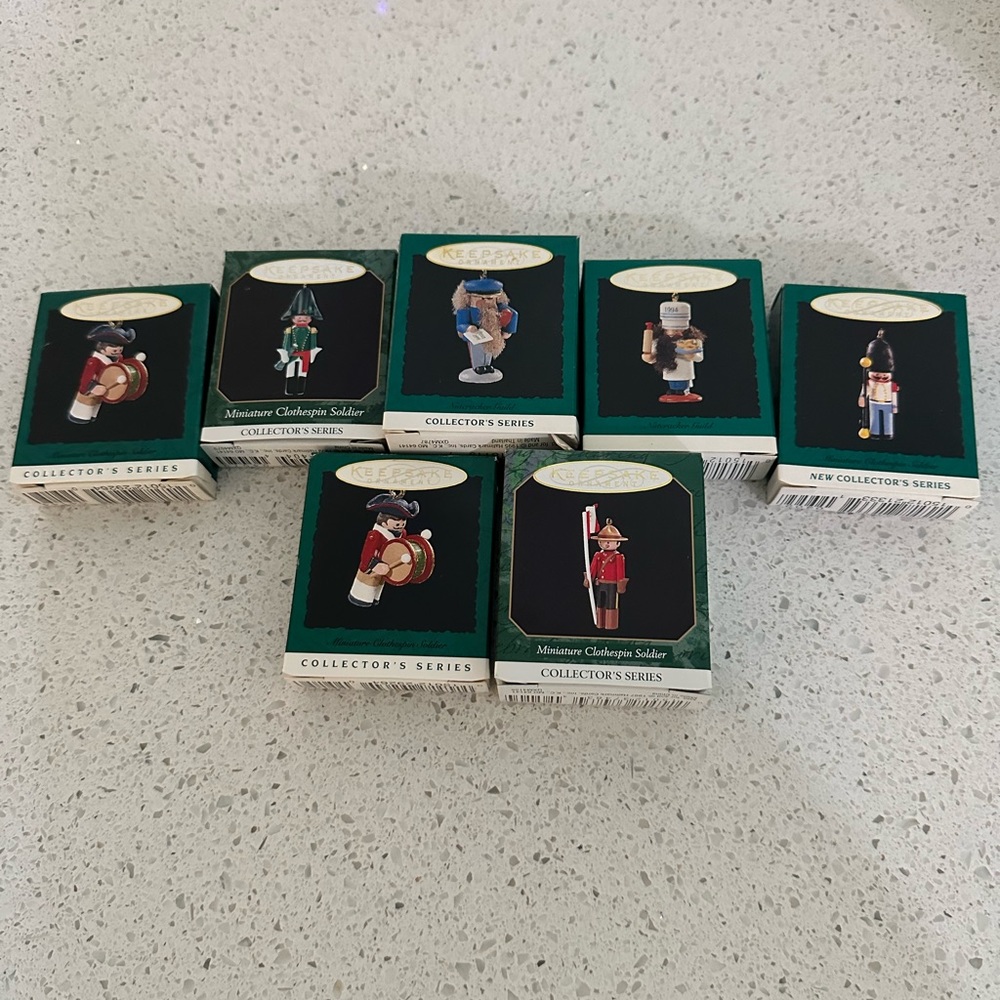 Hallmark keepsake mini ornaments-toy soldiers